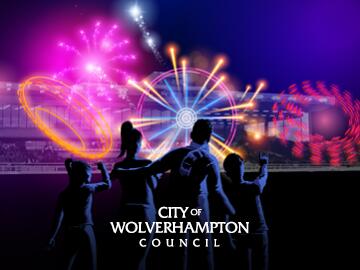Fireworks at Wolverhampton Racecourse