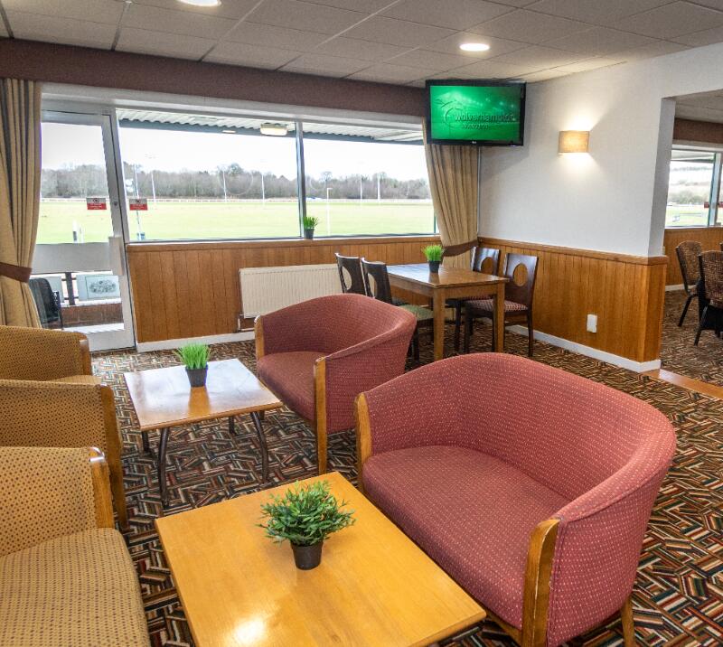 Executive box at Wolverhampton Racecourse